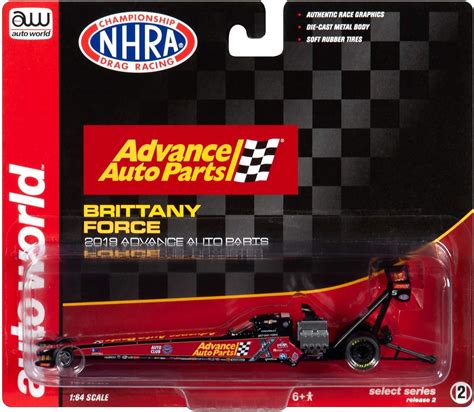 NHRA Brittany Force 2019 Advance Auto Parts Top Fuel Dragster 1/64 ...