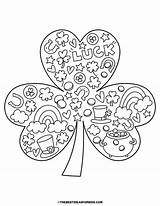 Shamrock Coloring Pages Free Printables  The Best Ideas For Kids sketch template