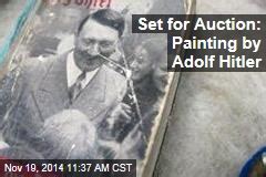 Set for Auction: Painting by Adolf Hitler