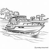 Speed Boat Coloring Pages  Free & Printable sketch template