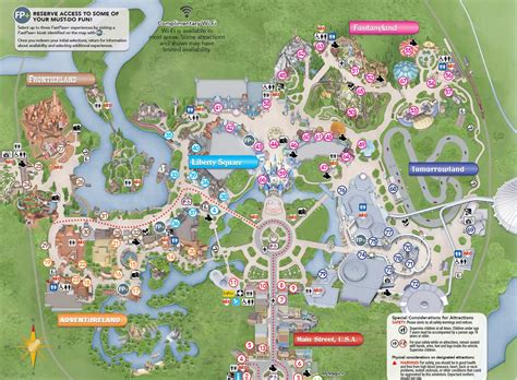 PHOTOS - New Magic Kingdom guide map shows changes to the hub area