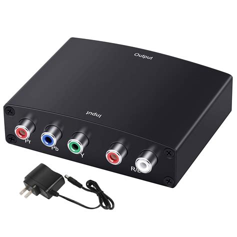 Buy Component to HDMI Converter, 1080P YPbPr to HDMI Converter, 5RCA RGB to HDMI Converter ...