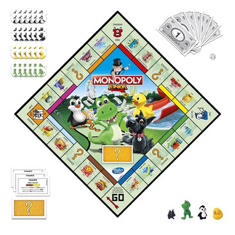 Monopoly Junior Game for 2 to 4 Players, Board Game for Kids Ages 5 and Up - Walmart.com ...