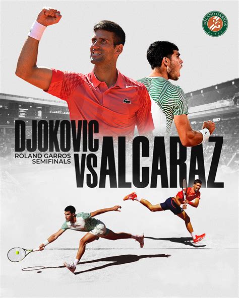 Djokovic vs Alcaraz Semifinals Poster : r/tennis