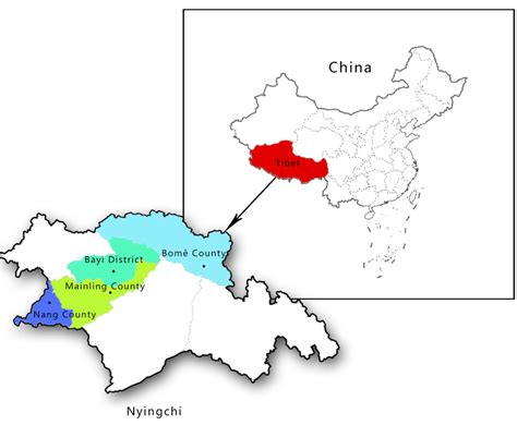 Map of the sampling area: Qinghai Tibet Plateau (with an average ...