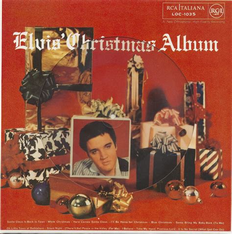 Elvis Presley LP: Elvis' Christmas Album - Picture Disc (LP) - Bear Family Records