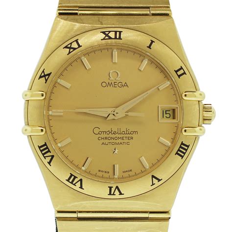 Omega Constellation 18k Yellow Gold Automatic Watch