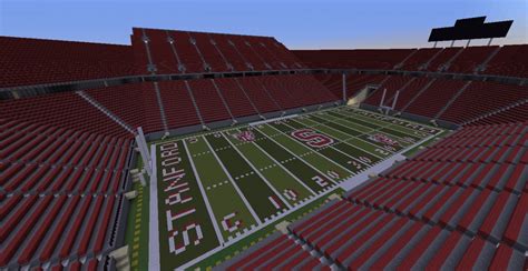 Stanford Stadium, American Football Stadium Minecraft Map