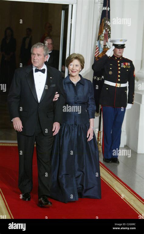 President George Bush and First Lady Laura Bush The White House is ...