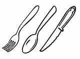 Wood Spoons Page Coloring Pages sketch template