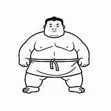 Amazing Sumo Wrestling Coloring Page  sketch template