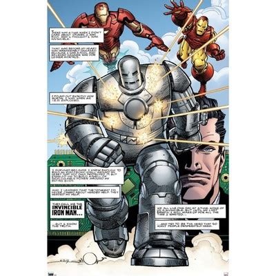 Trends International Marvel Comics - Iron Man - Marvel Comics 1000 ...