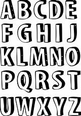 Coloring Fonts For Kids Pages sketch template