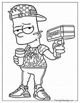 20 Bart Simpson Coloring Pages Free PDF Printables sketch template
