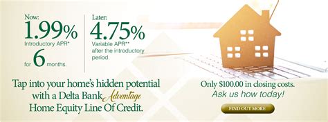 Home Equity Lines of Credit | Delta Bank