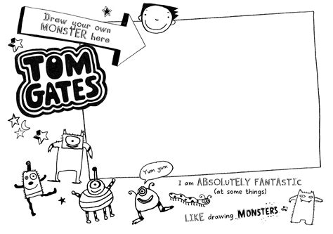 Tom Gates activity sheet - Scholastic Kids' Club | Tom gates, Activity ...