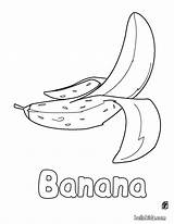 Banana Printable Coloring Sheet Pages sketch template