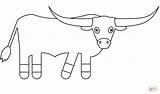 Longhorn coloring Page  Free Printable Coloring Pages sketch template