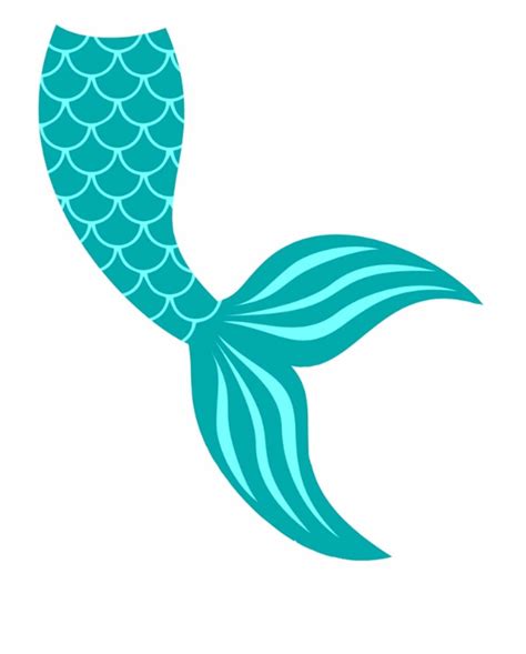 Little Mermaid Tail SVG