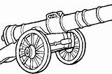 Civil War Cannon Coloring Page Sketch sketch template