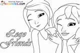 Lego Friends Coloring Page sketch template
