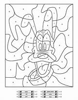 Disney Color By Number Printable Sheets sketch template