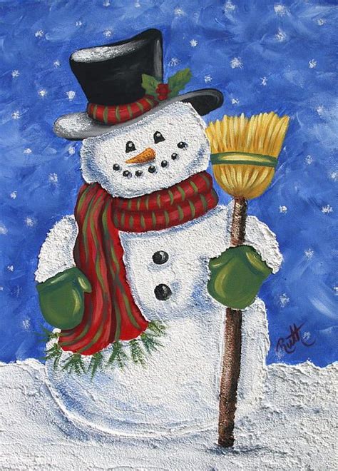 20+ Snowman Pictures To Paint – The Urban Decor