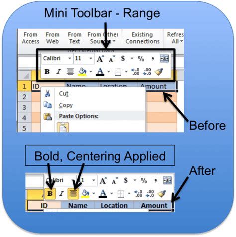 How To: The Mini Toolbar in Excel Update: March 2021 Microsoft Excel ...