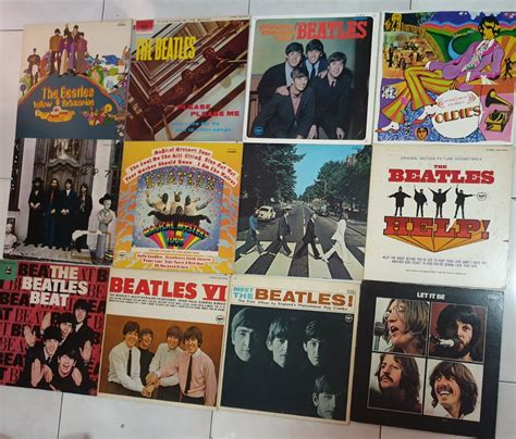 The Beatles LP Vinyl Records, Hobbies & Toys, Music & Media, Vinyls on Carousell