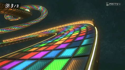 Wii U - Mario Kart 8 - (N64) Rainbow Road - YouTube