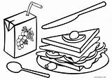 Breakfast Coloring Pages Printable sketch template