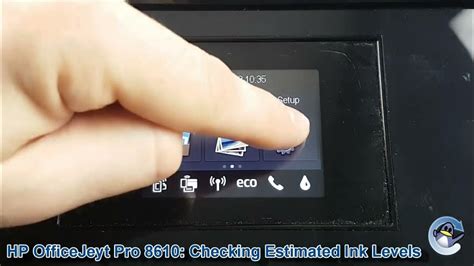 HP OfficeJet Pro 8610: How to do Printhead Cleaning Cycles and a print Quality Test Page - YouTube