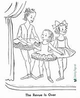 Ballet Coloring Pages sketch template