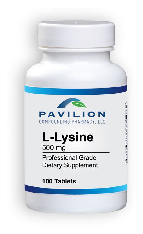 L-Lysine 500mg by Wellness Works 100 count - Pavilion Compounding Pharmacy