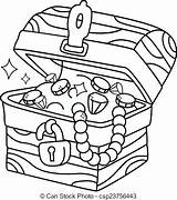 Treasure Box Coloring Page At GetColoringscom  Free Printable sketch template