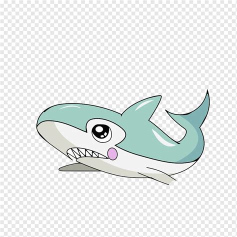 Shark Cartoon Fish الرسوم المتحركة ، سمك القرش, marine الثدييات ...