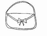 Fashion Purse Coloring Page sketch template