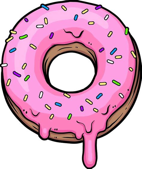 Nuts for Donuts! Sticker by dedfox | Desenho de rosquinha, Doodles kawaii, Desenhos de alimentos