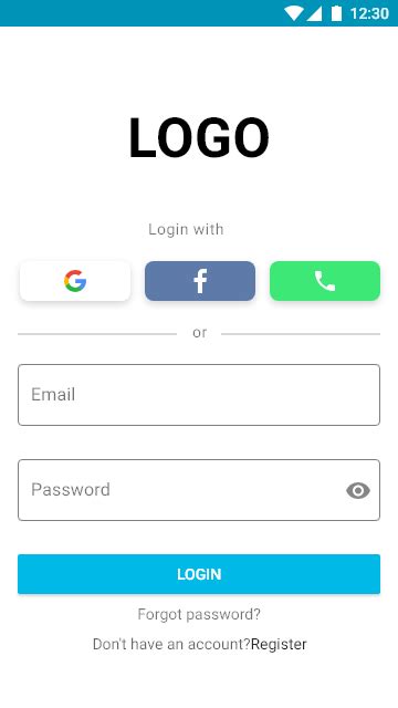 forms - Android Material Design: Should text field and button have same size? - User Experience ...
