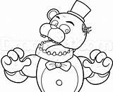 Golden Freddy Coloring Pages At GetColoringscom  Free Printable sketch template