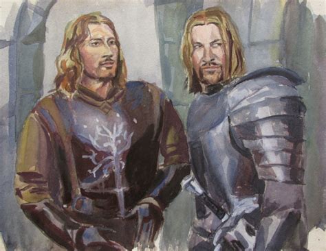 Faramir and Boromir by Greencat85 on DeviantArt