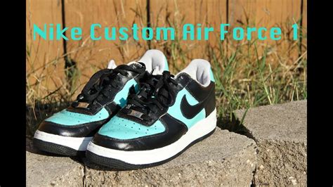 Custom Nike "Tiffany" Air Force 1 + Outfit - YouTube