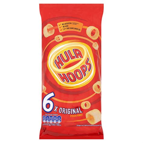 Hula Hoops Original Multipack Crisps 6 Pack by British Store Online