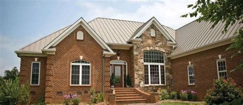 Red Brick House with metal roof - Bing Images | Brick exterior house, Red brick house, Exterior ...