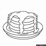 Printable Pancake Day Colouring Pages sketch template