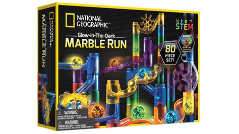 NATIONAL GEOGRAPHIC GLOW IN THE DARK MARBLE RUN - 80 PIECE - The Toy ...