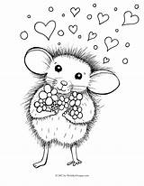 Mouse Coloring Pages Wecoloringpage Sketch Page sketch template