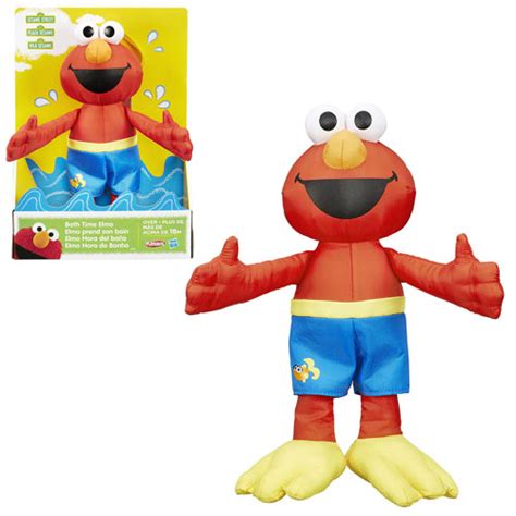 Sesame Street Bath Time Elmo Plush Toy - Entertainment Earth