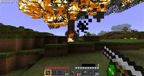 Minecraft Nuke Explosion! (Crater Created) - YouTube