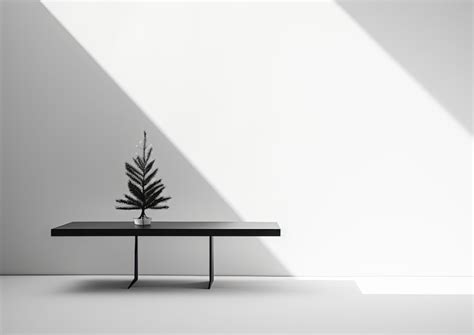 Premium Photo | A minimalist composition featuring a mini Christmas ...
